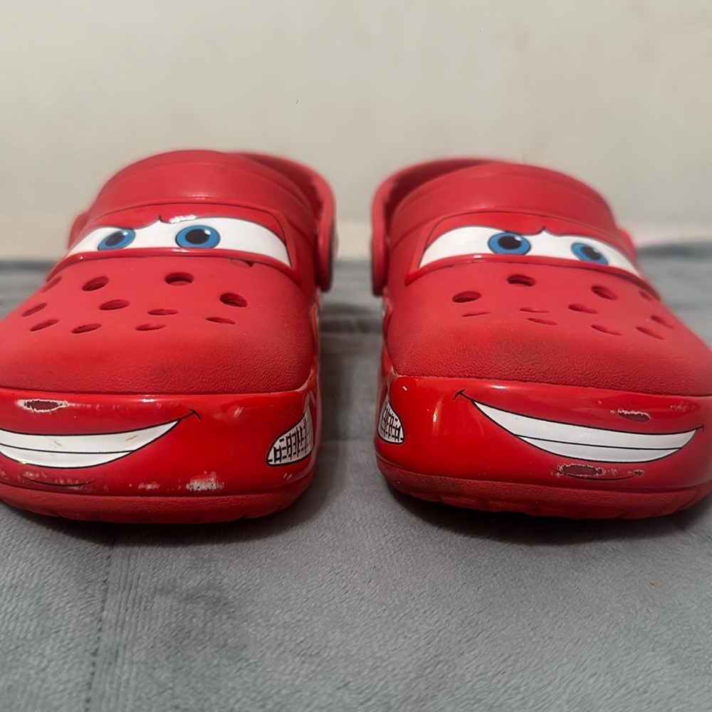 Kids Disney Lighting McQueen Crocs